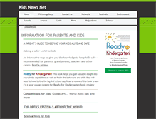 Tablet Screenshot of kidsnewsnet.com